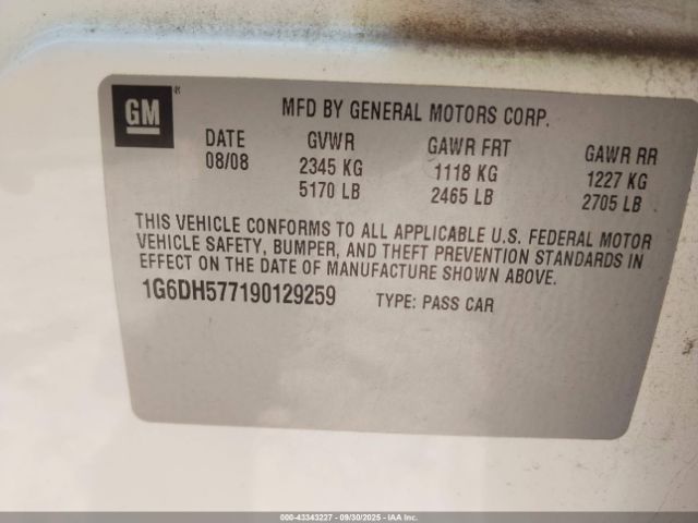 2009 CADILLAC CTS 1G6DH577190129259 Photo 8