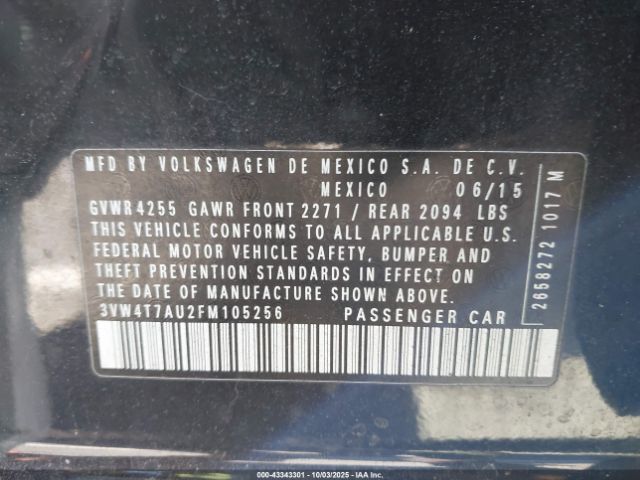 2015 VOLKSWAGEN GOLF GTI 3VW4T7AU2FM105256 Photo 8