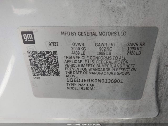 2022 CADILLAC CT4 1G6DJ5RK0N0136901 Photo 8