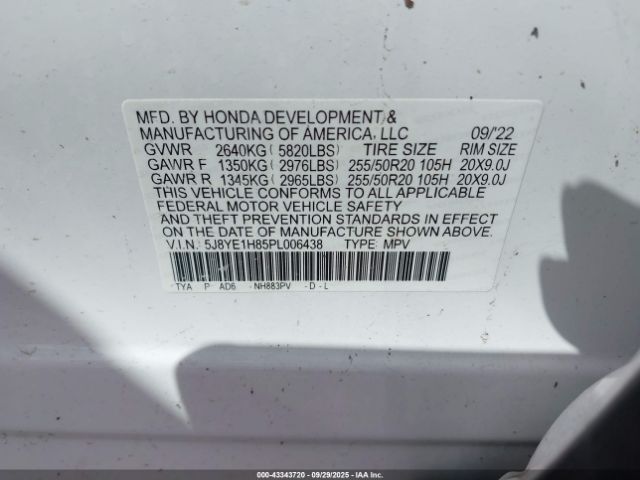 2023 ACURA MDX 5J8YE1H85PL006438 Photo 8