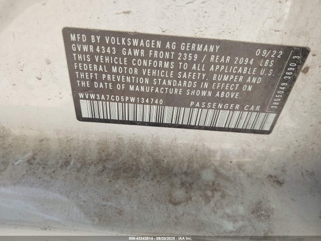 2023 VOLKSWAGEN GOLF GTI WVW3A7CD5PW134740 Photo 8