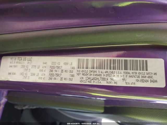 2017 JEEP WRANGLER 1C4AJWAG0HL739914 Photo 8