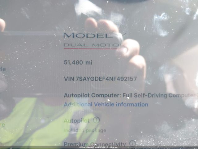 2022 TESLA MODEL Y 7SAYGDEF4NF492157 Photo 6