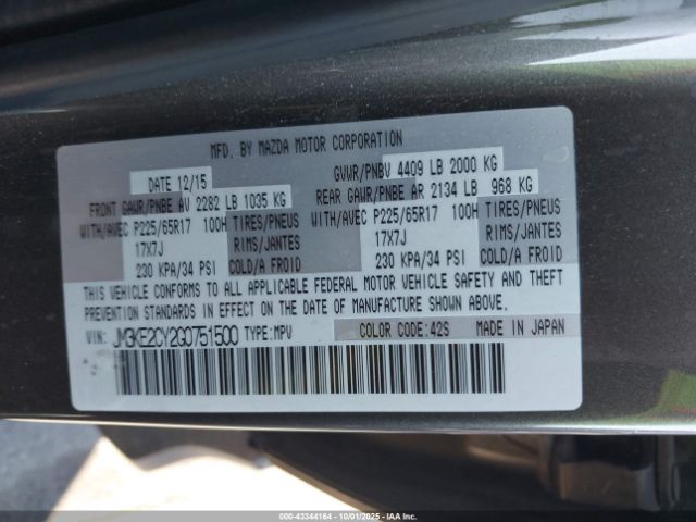 2016 MAZDA CX-5 JM3KE2CY2G0751500 Photo 8