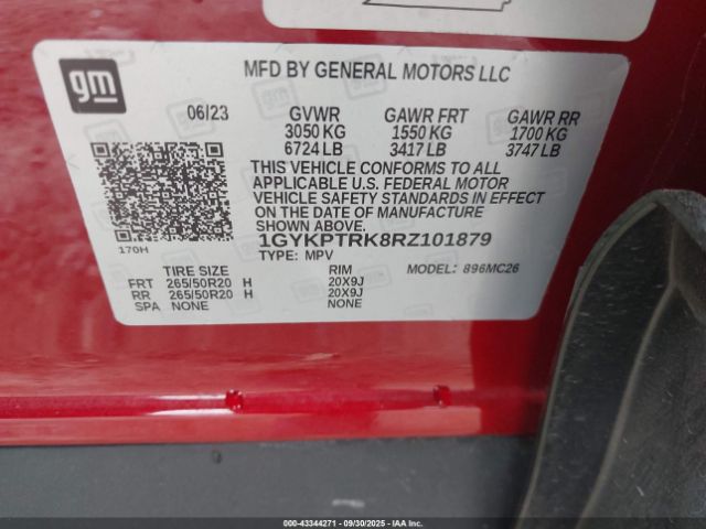 2024 CADILLAC LYRIQ 1GYKPTRK8RZ101879 Photo 8