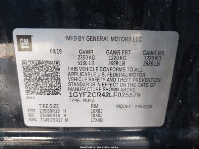 2020 CADILLAC XT4 1GYFZCR42LF025579 Photo 8