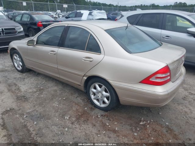 2003 MERCEDES-BENZ C 240 WDBRF61J13E009652 Photo 2