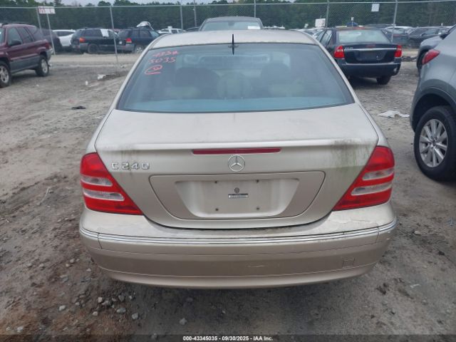 2003 MERCEDES-BENZ C 240 WDBRF61J13E009652 Photo 5