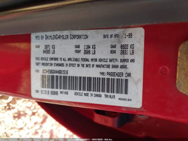 1999 CHRYSLER 300M 2C3HE66GXXH681516 Photo 8