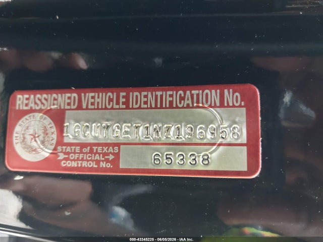 2022 Chevrolet Silverado 1500 Ltd მანქანა იყიდება აუქციონზე, vin: 1GCUYGET1NZ196958, აუქციონის ნომერი: 43345225