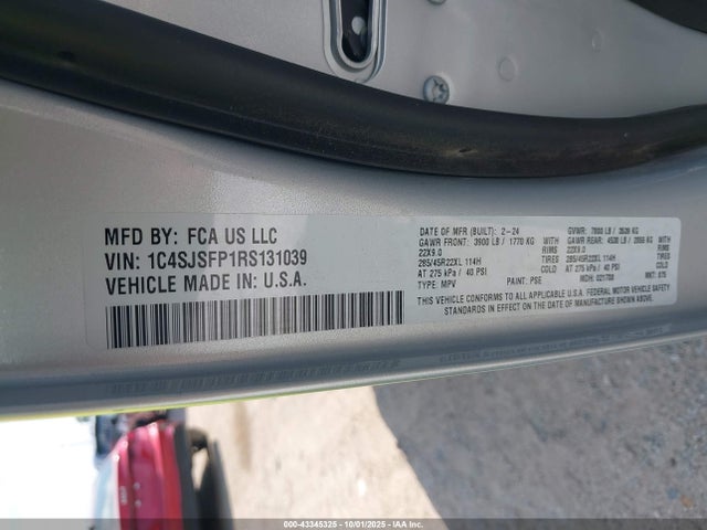 2024 JEEP GRAND WAGONEER L 1C4SJSFP1RS131039 Photo 8