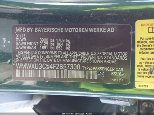 2015 MINI HARDTOP WMWXU3C54F2B57300 Photo 8