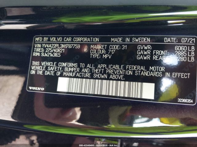 2022 VOLVO XC90 YV4A22PL3N1787759 Photo 8