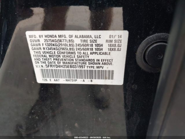2014 ACURA MDX 5FRYD4H25EB031997 Photo 8