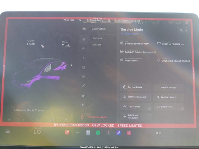 2021 TESLA MODEL Y 5YJYGDEE6MF139180 Photo 6