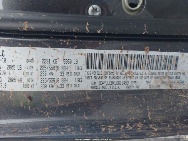 2018 JEEP CHEROKEE 1C4PJLCBXJD612453 Photo 8