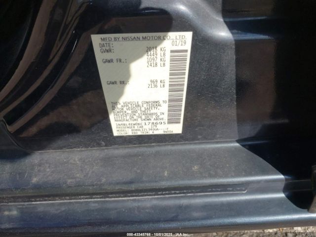 2019 NISSAN ALTIMA 1N4BL4EW0KC178695 Photo 8