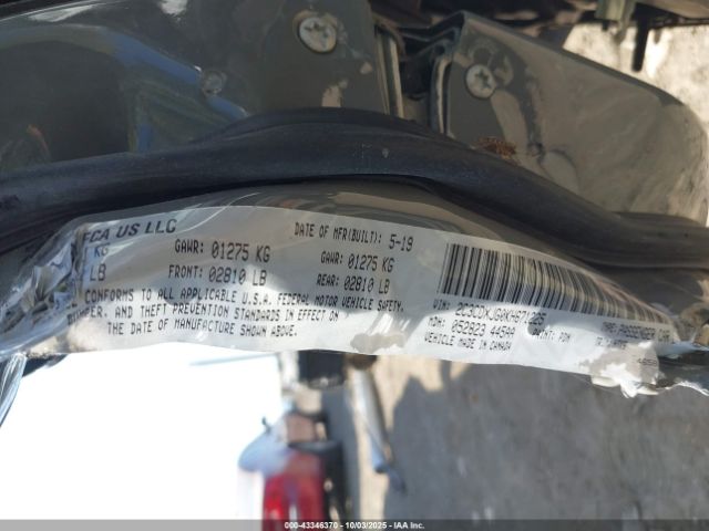 2019 DODGE CHARGER 2C3CDXJG0KH671225 Photo 8