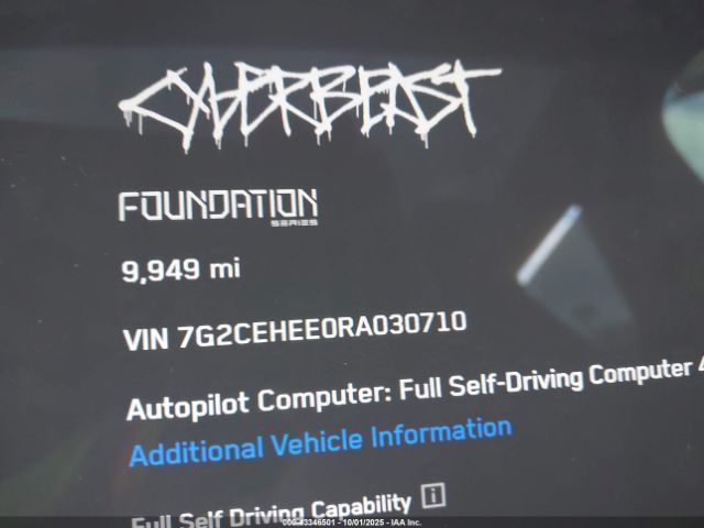 2024 TESLA CYBERTRUCK 7G2CEHEE0RA030710 Photo 6