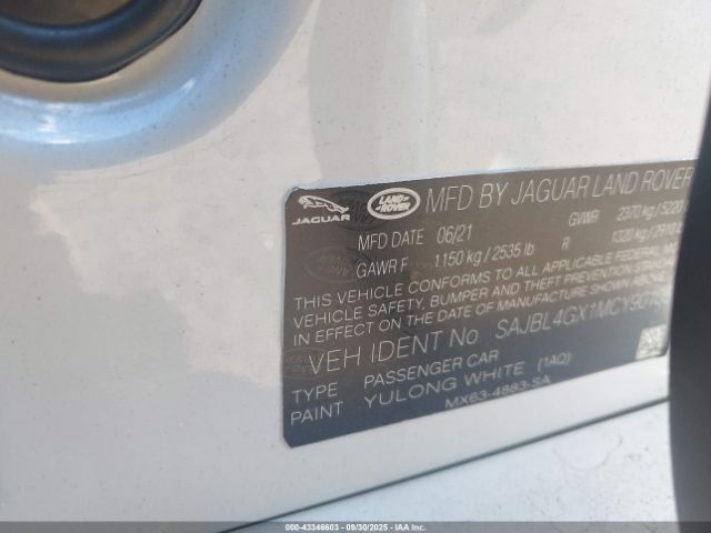 2021 JAGUAR XF SAJBL4GX1MCY90105 Photo 8