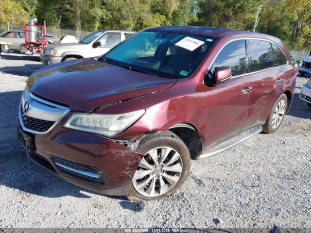 2014 ACURA MDX 5FRYD4H63EB007197 Photo 1