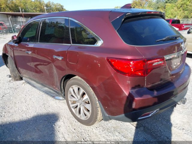 2014 ACURA MDX 5FRYD4H63EB007197 Photo 2