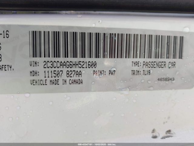 2017 CHRYSLER 300 2C3CCAAG6HH521600 Photo 8