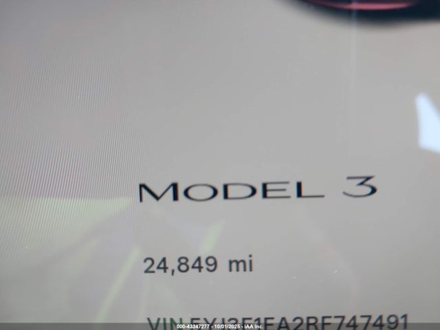 2024 TESLA MODEL 3 5YJ3E1EA2RF747491 Photo 6