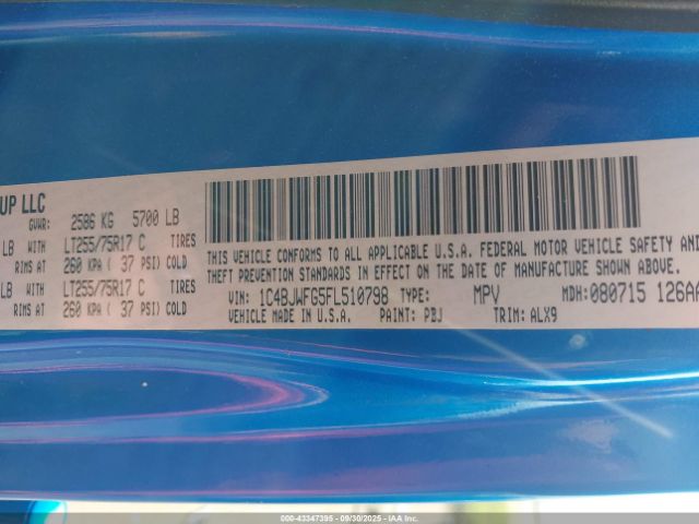 2015 JEEP WRANGLER UNLIMITED 1C4BJWFG5FL510798 Photo 8