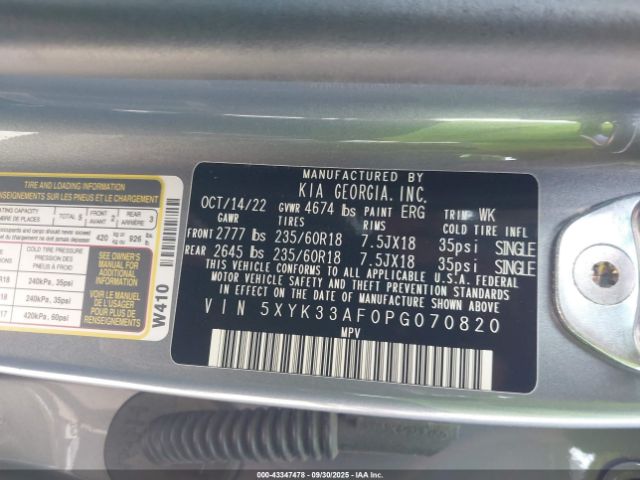 2023 KIA SPORTAGE 5XYK33AF0PG070820 Photo 8