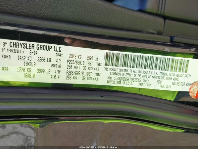 2014 DODGE DURANGO 1C4RDHDG9EC561515 Photo 8