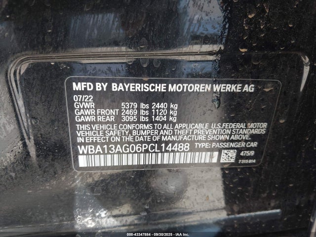 2023 BMW 530E WBA13AG06PCL14488 Photo 8