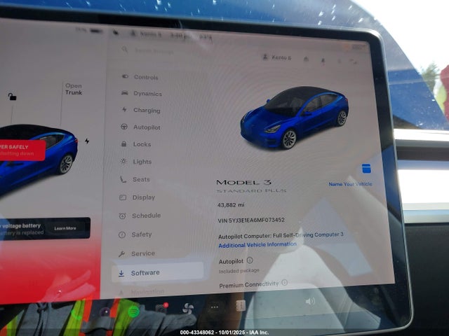 2021 TESLA MODEL 3 5YJ3E1EA6MF073452 Photo 6