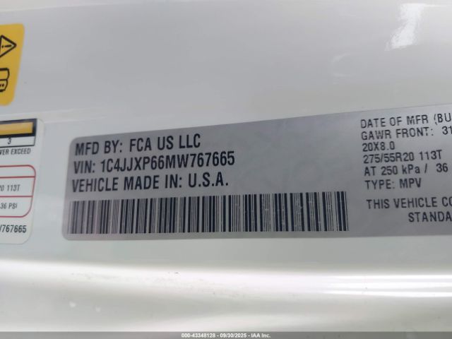 2021 JEEP WRANGLER 4XE 1C4JJXP66MW767665 Photo 8