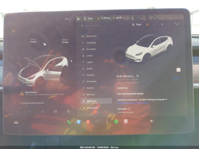 7SAYGAEE4RF106218 Tesla Model Y