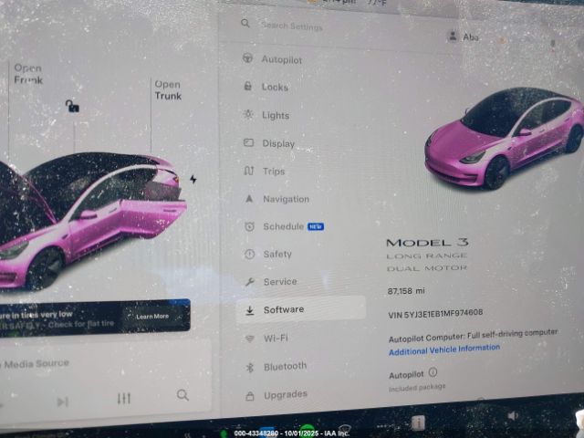 2021 TESLA MODEL 3 5YJ3E1EB1MF974608 Photo 6