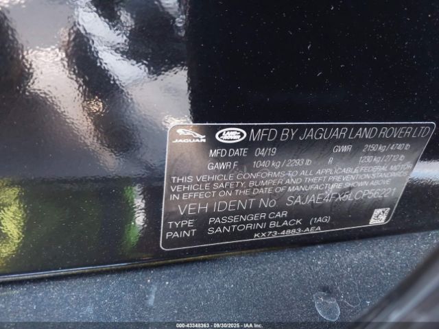 2020 JAGUAR XE SAJAE4FX5LCP56221 Photo 8