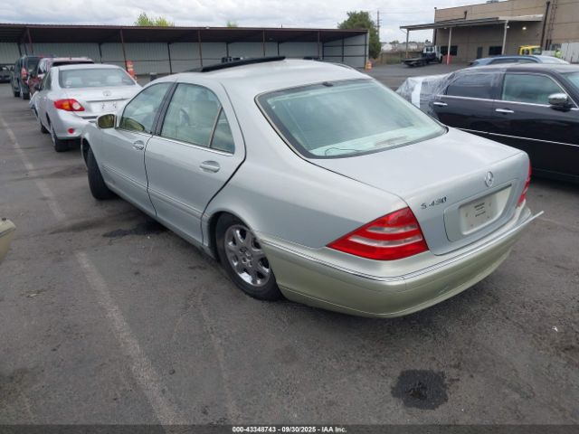 2000 MERCEDES-BENZ S 430 WDBNG70J4YA095170 Photo 2