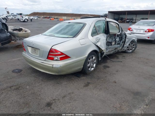 2000 MERCEDES-BENZ S 430 WDBNG70J4YA095170 Photo 3