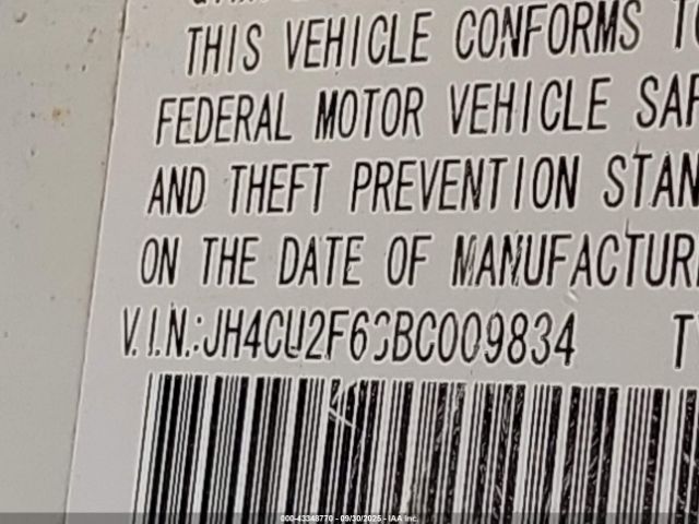 2011 ACURA TSX JH4CU2F63BC009834 Photo 8