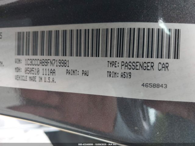 2015 CHRYSLER 200 1C3CCCAB9FN719981 Photo 8