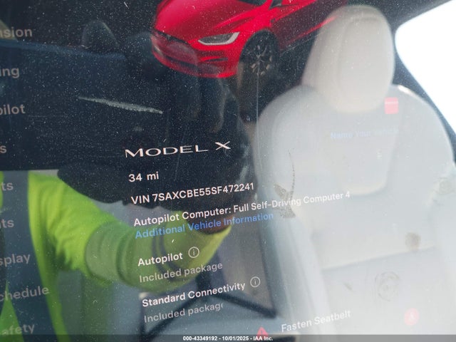 2025 TESLA MODEL X 7SAXCBE55SF472241 Photo 6