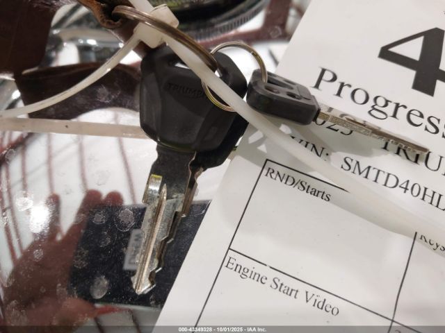 2023 TRIUMPH MOTORCYCLE BONNEVILLE SMTD40HLXPTBK6822 Photo 10