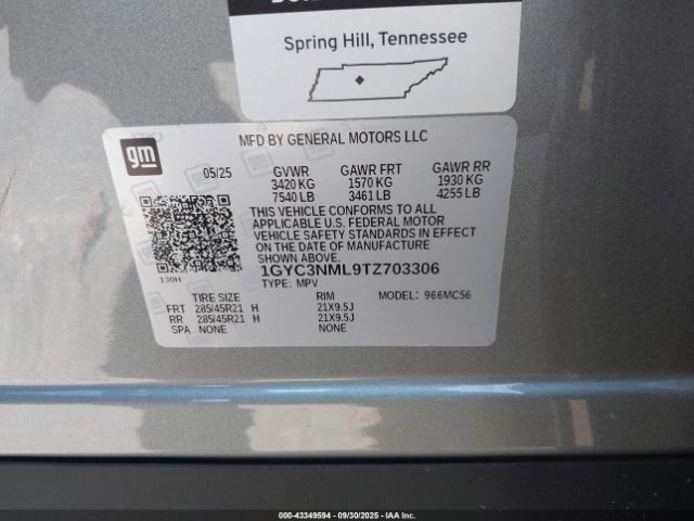 2026 CADILLAC VISTIQ 1GYC3NML9TZ703306 Photo 8