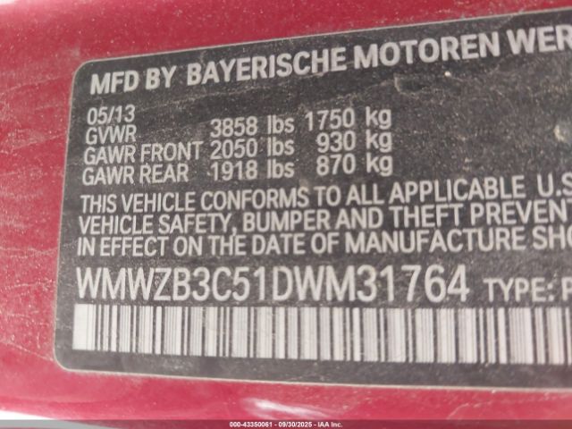 2013 MINI COUNTRYMAN WMWZB3C51DWM31764 Photo 8