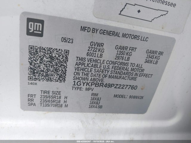 2023 CADILLAC XT6 1GYKPBR49PZ227760 Photo 8