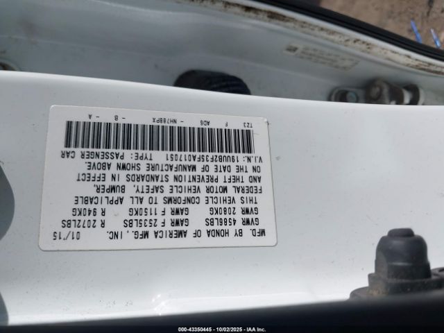 2015 ACURA TLX 19UUB2F35FA017051 Photo 8