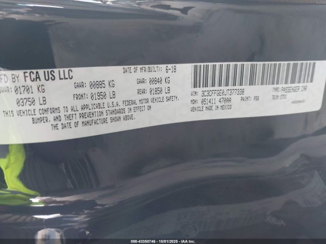 2018 FIAT 500E 3C3CFFGE0JT377338 Photo 8