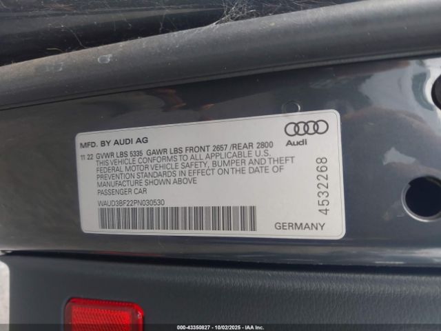 2023 AUDI A6 WAUD3BF22PN030530 Photo 8