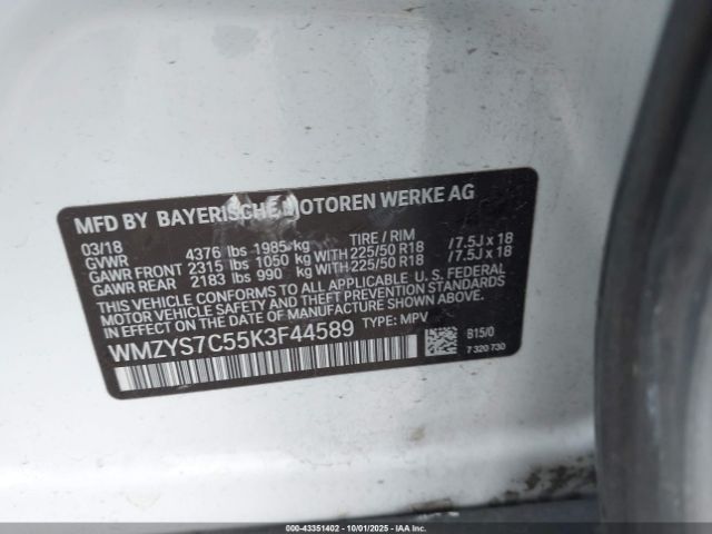 2019 MINI COUNTRYMAN WMZYS7C55K3F44589 Photo 8